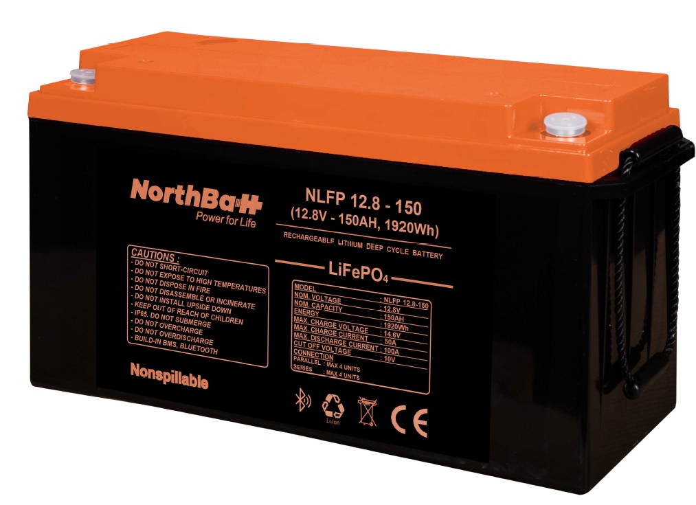 Northbatt NLFP (LifePO4) 12.8V 150Ah